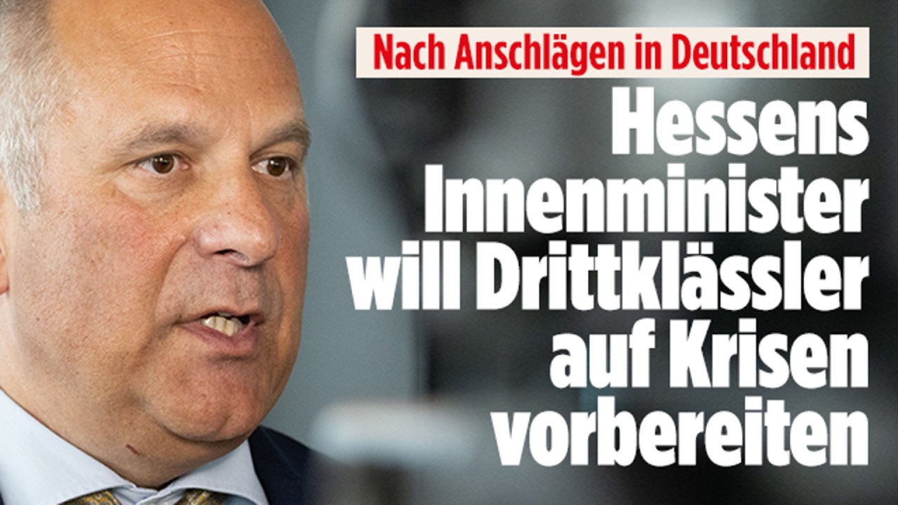 kritische Infrastruktur – Hessens Innenminister Roman Poseck spricht über den Schutz kritischer Infrastruktur in Deutschland