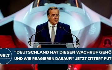 F-35 Deutschland – Bundesverteidigungsminister Boris Pistorius steht vor dem ersten deutschen F-35-Kampfflugzeug der Bundesw…