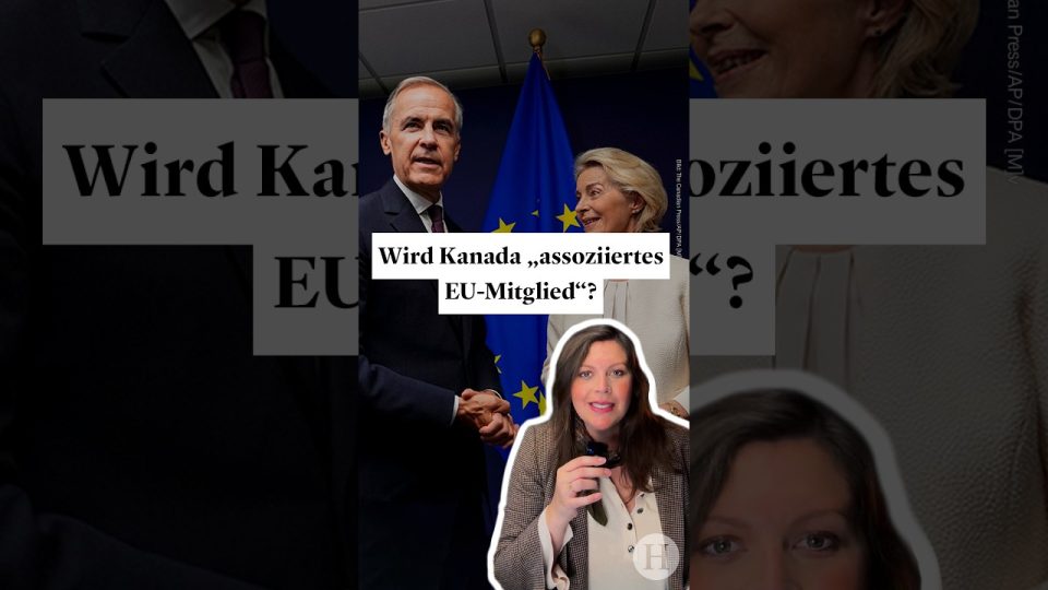 EU-Flagge und kanadische Flagge nebeneinander – Kanada als assoziiertes EU-Mitglied im Gespräch