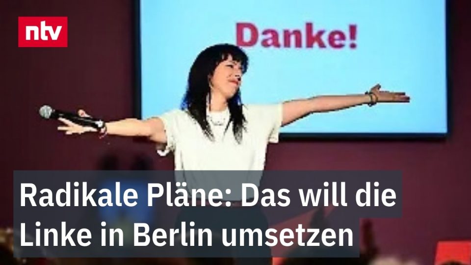 Elif Eralp Berlin – Elif Eralp feiert den Wahlsieg der Linken in Berlin bei einer Wahlparty mit Konfetti