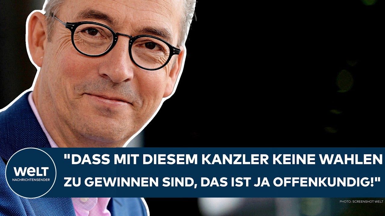 Friedrich Merz CDU – Friedrich Merz am Rednerpult bei einem CDU-Parteitag – Symbolbild für die Führungskrise der CDU
