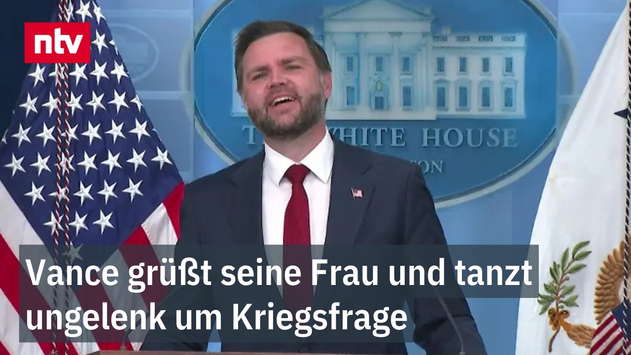 JD Vance Iran-Krieg – US-Vizepräsident JD Vance spricht bei einer Pressekonferenz im Weißen Haus über den Iran-Krieg