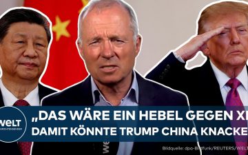 US-Präsident Donald Trump und Chinas Staatschef Xi Jinping beim Trump-Xi-Gipfel vor dem Weißen Haus in Washington