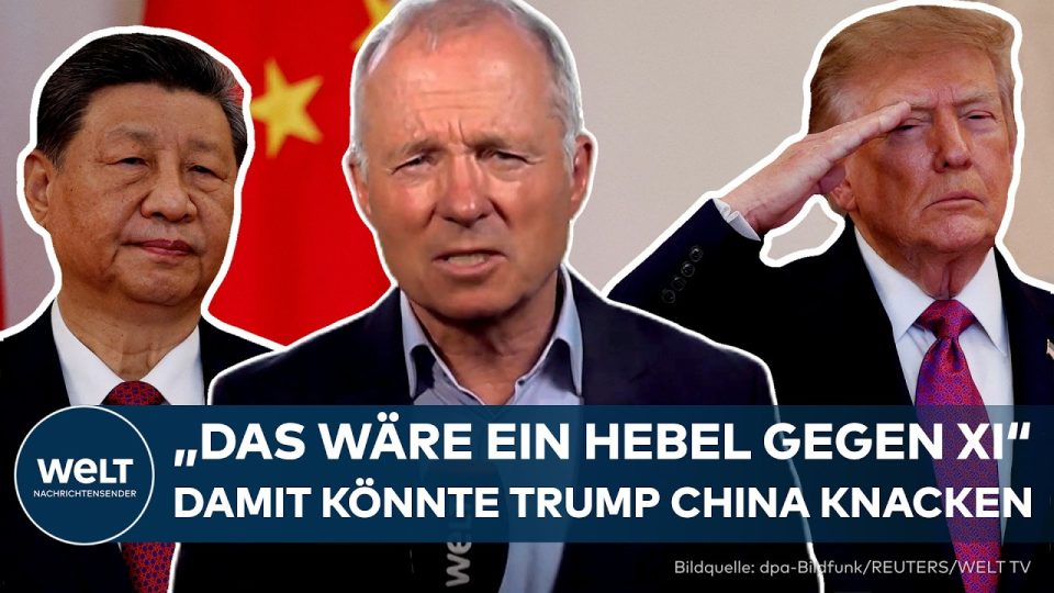 US-Präsident Donald Trump und Chinas Staatschef Xi Jinping beim Trump-Xi-Gipfel vor dem Weißen Haus in Washington