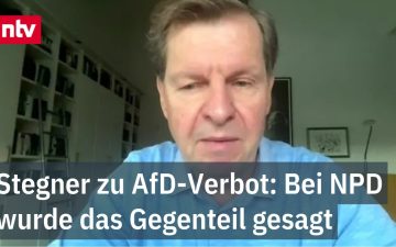 Ralf Stegner im Interview zur Forderung nach einem AfD-Verbot und einem verfassungsrechtlichen Überprüfungsverfahren