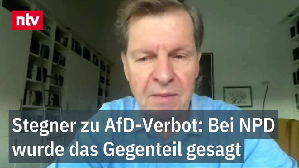Ralf Stegner im Interview zur Forderung nach einem AfD-Verbot und einem verfassungsrechtlichen Überprüfungsverfahren