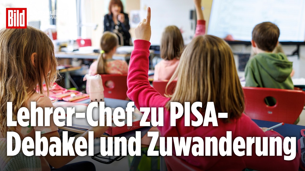 Stefan Düll, Präsident des Deutschen Lehrerverbandes, kommentiert die Ergebnisse der PISA-Studie zur deutschen Bildungskrise