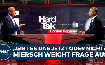 Matthias Miersch, SPD-Fraktionsvorsitzender, im Fernseh-Interview zum Thema Rente und Koalitionspolitik