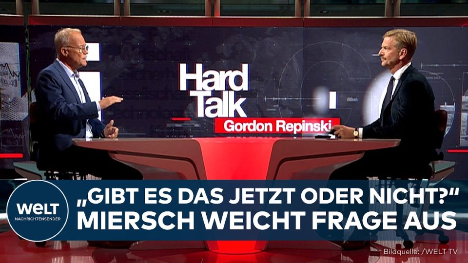 Matthias Miersch, SPD-Fraktionsvorsitzender, im Fernseh-Interview zum Thema Rente und Koalitionspolitik