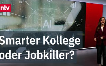 Mitarbeiterin am Laptop arbeitet mit KI-Tools – KI verändert Jobs in Büro-Branchen