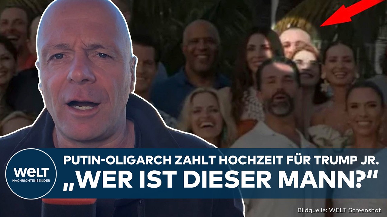 Putin-Oligarch Hochzeit Trump Jr – Umar Kremlow, Putin-naher Oligarch, der die Hochzeit von Donald Trump Jr. auf den Bahamas…