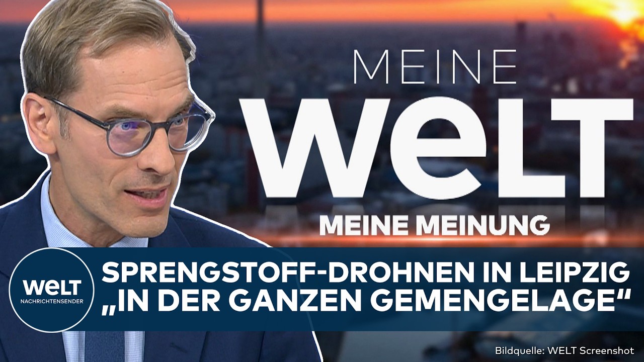 Drohne Leipzig – Drohne über einer deutschen Stadt — Symbolbild zum Drohnenvorfall Leipzig und Vorwurf des Staatsterrorismus…