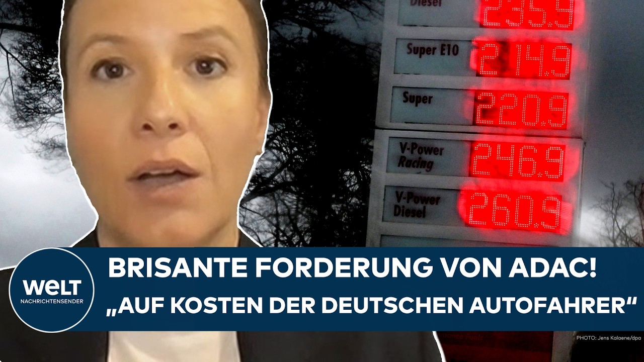 Autofahrerin tankt an einer Zapfsäule – Spritpreise auf Rekordniveau in Deutschland