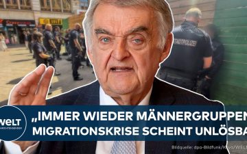Migrationskrise NRW – NRW-Innenminister Herbert Reul spricht zur Migrationskrise und veränderten Stadtbildern in Nordrhein-W…