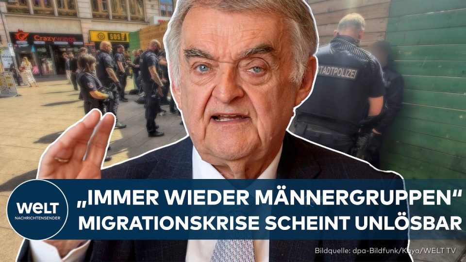 Migrationskrise NRW – NRW-Innenminister Herbert Reul spricht zur Migrationskrise und veränderten Stadtbildern in Nordrhein-W…