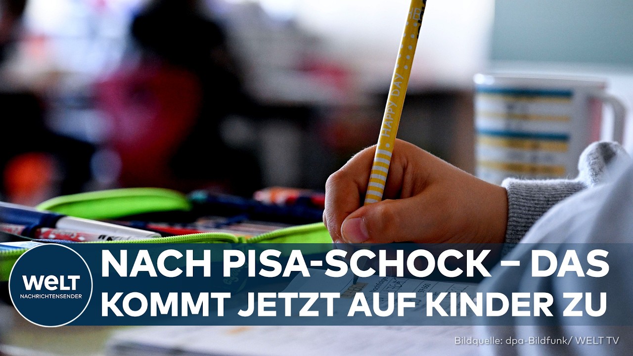 Kinder beim Vorschultest – Schulreife-Test in Rheinland-Pfalz nach PISA-Studie eingeführt