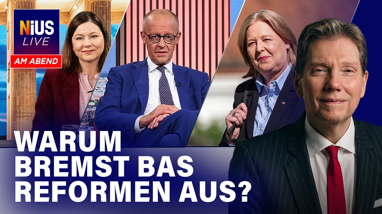 Steuerreform Streit Koalition – Wirtschaftsministerin Katharina Reiche und Kanzler Friedrich Merz im Steuerreform-Streit bei…