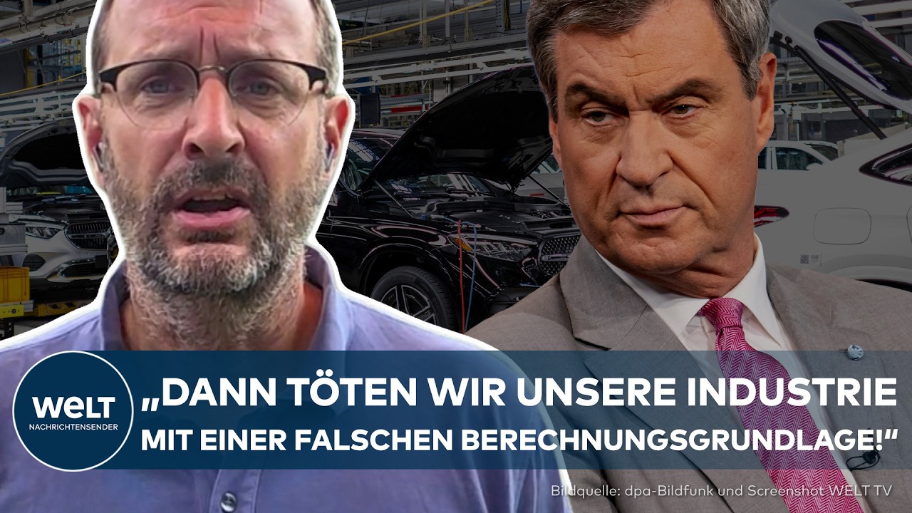 Elektroauto an Ladestation neben einem Verbrenner – Symbolbild zum Verbrenner-Aus der EU