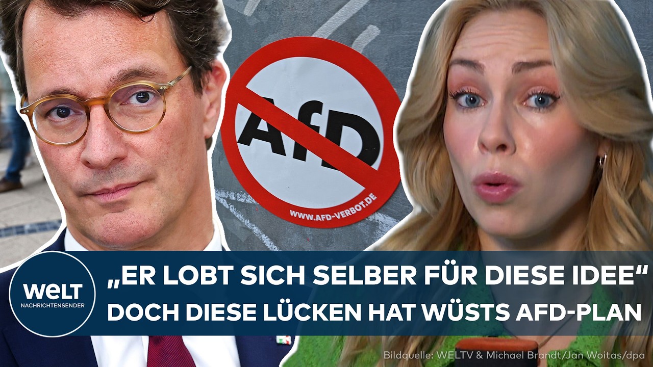 Hendrik Wüst am Rednerpult, AfD-Verbotsverfahren als politisches Thema im Bundesrat