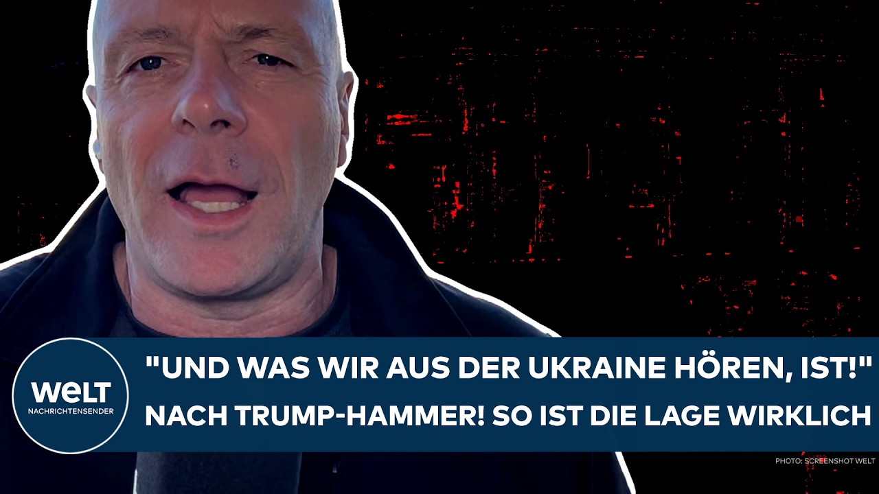 Ukrainischer Präsident Selenski bei einer Pressekonferenz zum Thema Ukraine Waffenruhe und Verhandlungen mit den USA