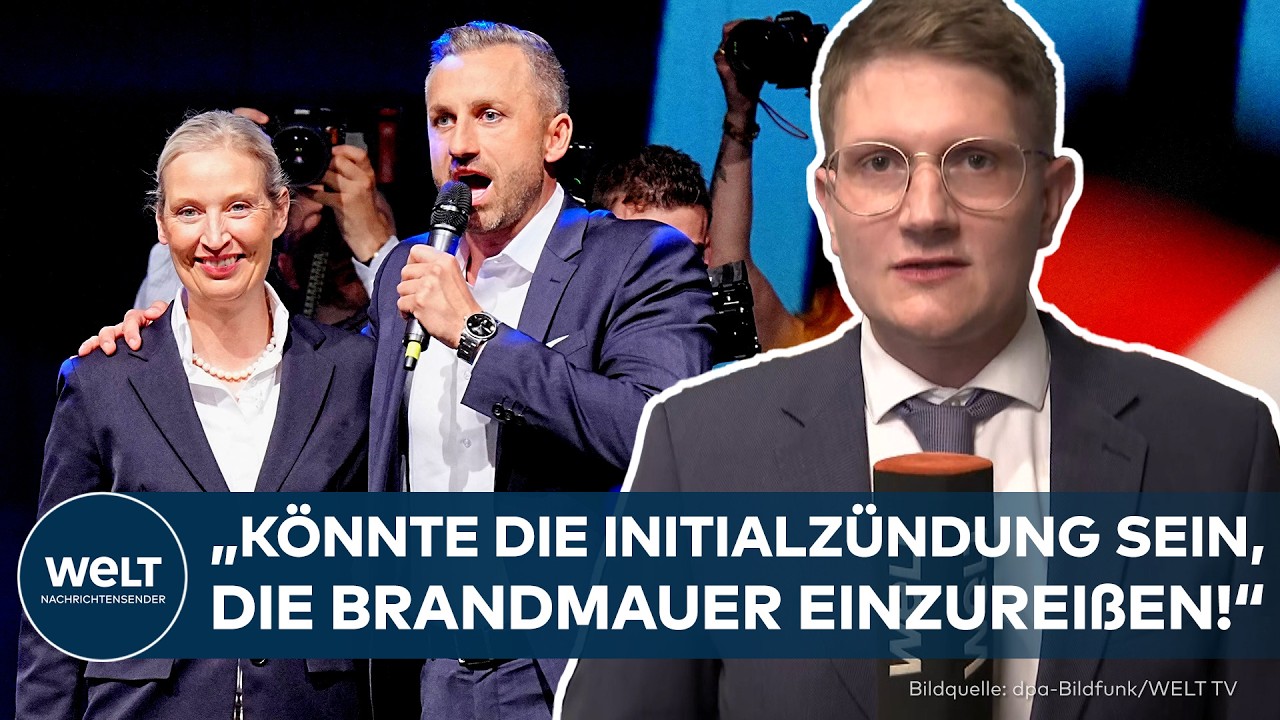 AfD Sachsen-Anhalt – AfD-Spitzenkandidat Ulrich Sigmund bei einer Wahlkampfveranstaltung in Sachsen-Anhalt nach dem Erdrutsc…