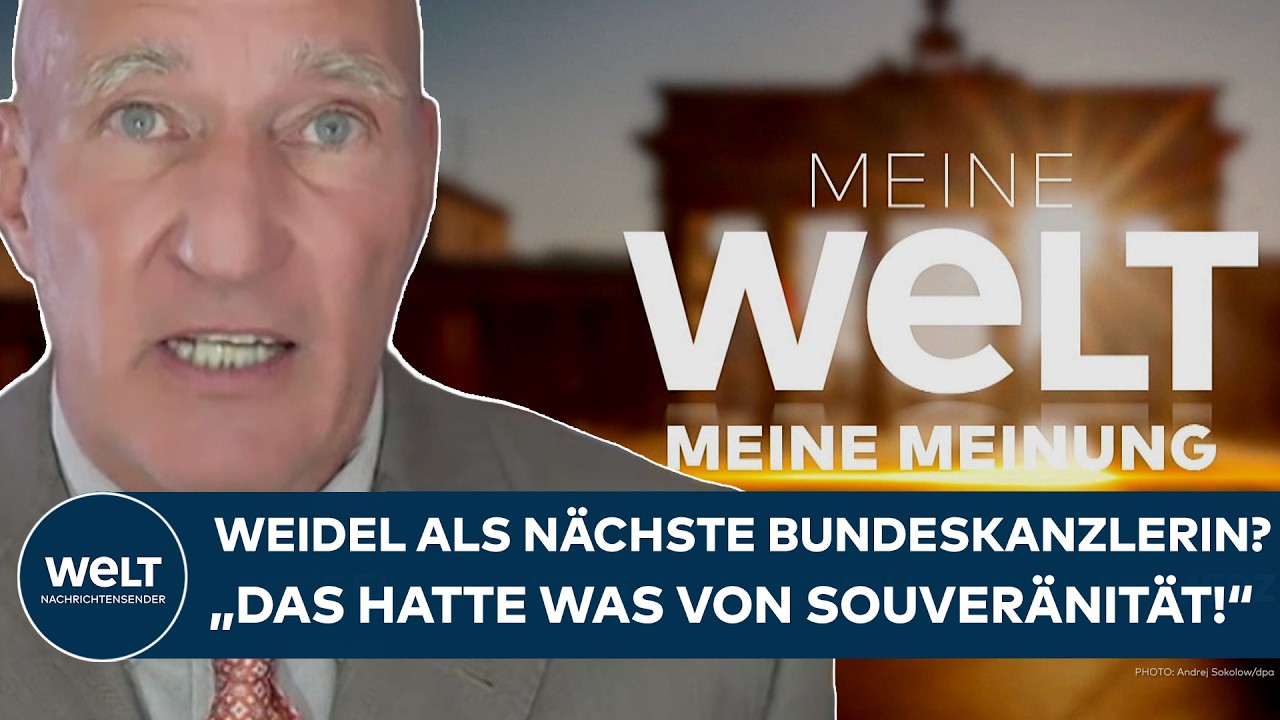 AfD Höhenflug – Alice Weidel am Rednerpult im Bundestag – AfD-Höhenflug und Frage nach Merz-Nachfolge