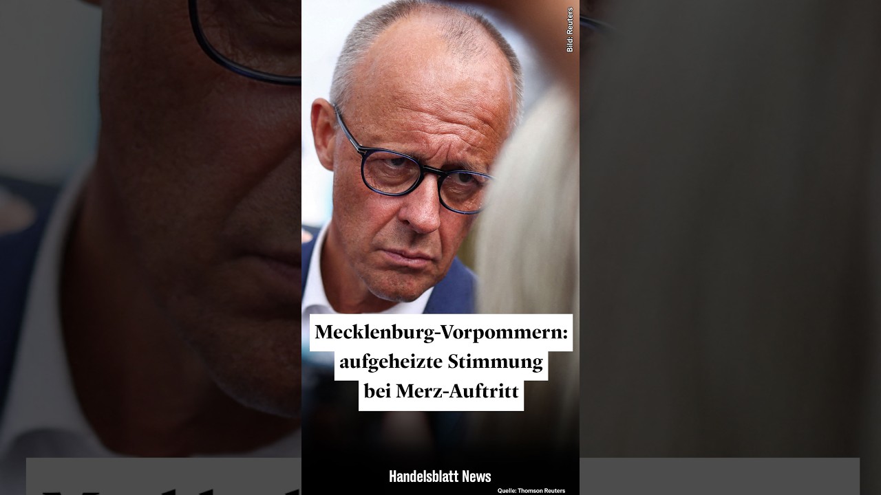 Merz Wahlkampf Mecklenburg-Vorpommern – Friedrich Merz bei Wahlkampfauftritt in Kühlungsborn, Mecklenburg-Vorpommern, umgebe…