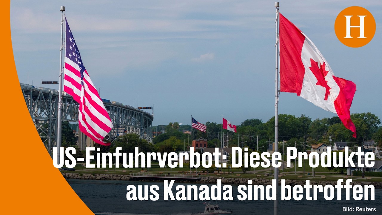 Donald Trump und Mark Carney im eskalierenden Handelsstreit USA Kanada über Zölle und Einfuhrverbote