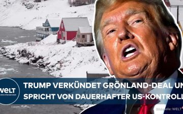 Grönland-Landschaft mit Eisbergen – Grönland-Deal zwischen USA und Dänemark über Sicherheitskontrolle