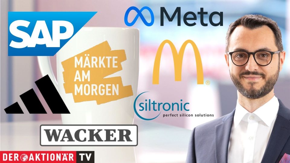Börsenhändler verfolgt Kurse am Morgen – Märkte am Morgen mit DAX, SAP und Meta im Fokus