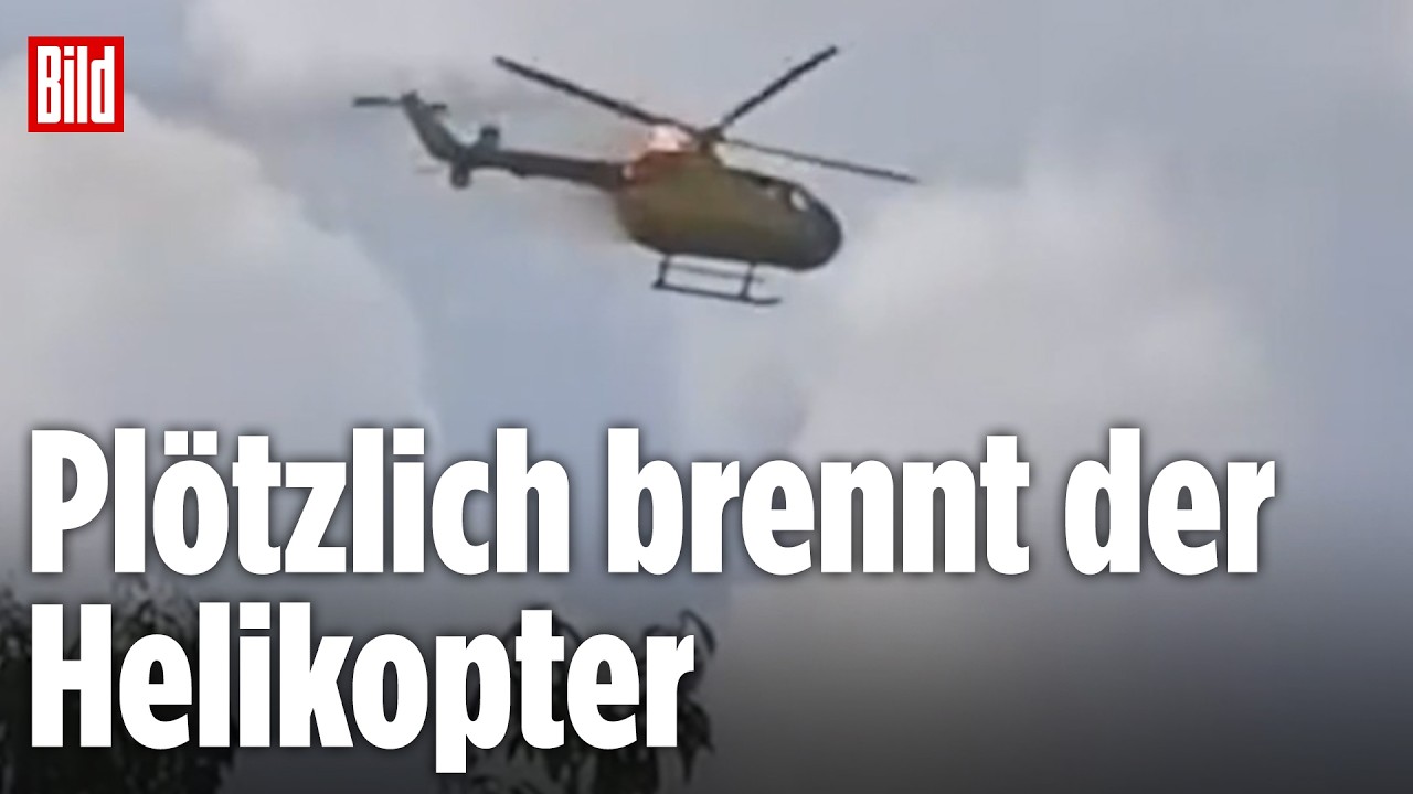Hubschrauberabsturz Malaysia – Wrackteile eines abgestürzten Hubschraubers in einem Waldgebiet in Sarawak, Malaysia – Hubsch…