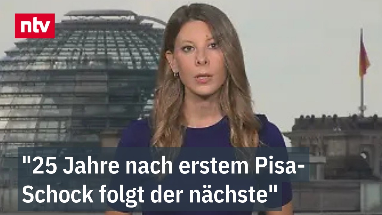 Leeres Klassenzimmer in einer deutschen Schule – Symbol für die Pisa-Misere und den Bildungsnotstand