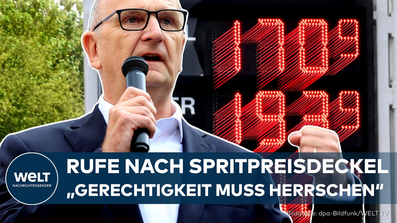 Autofahrer tankt an einer deutschen Zapfsäule – Spritpreisdeckel in der politischen Debatte