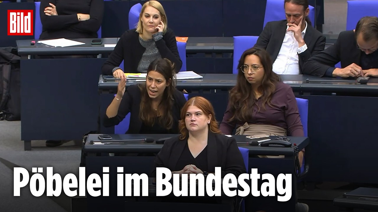 Ordnungsruf Bundestag – Ordnungsruf im Bundestag: Abgeordnete Köktürk verlässt den Plenarsaal nach Zwischenrufen während ein…