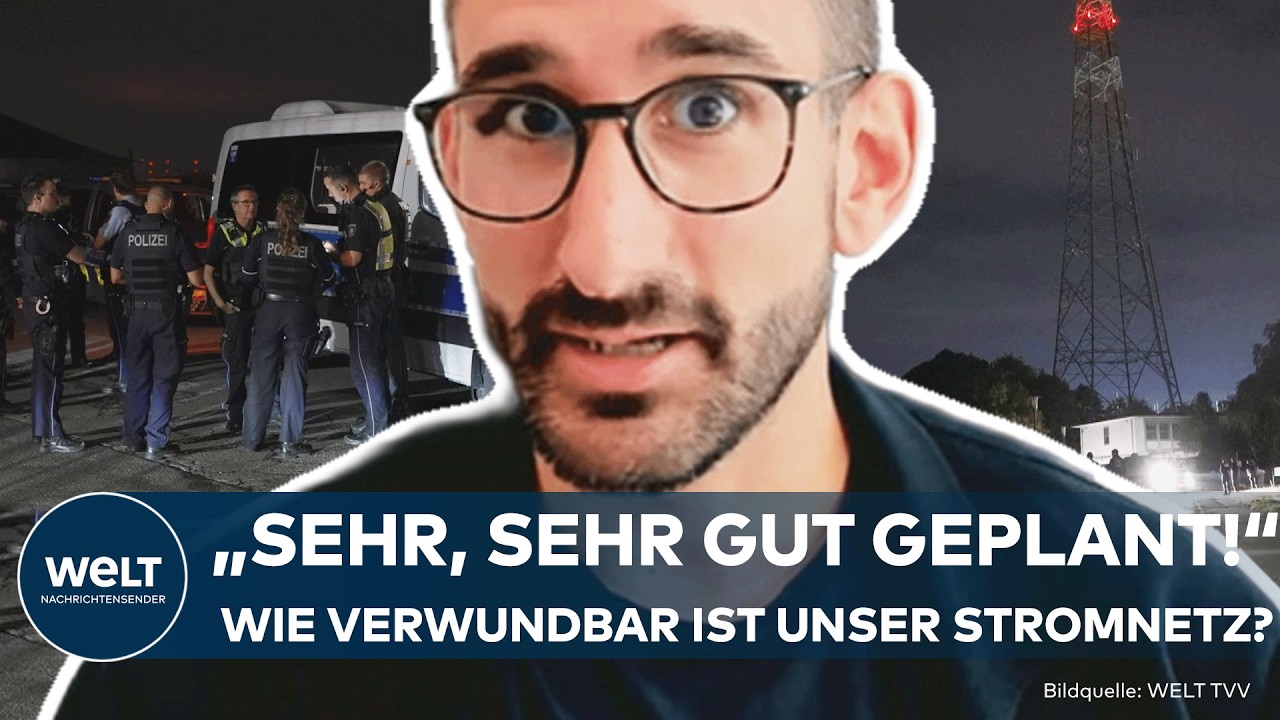 Anschlag kritische Infrastruktur – Hochspannungsmast und Umspannwerk in Deutschland – Anschlag auf kritische Infrastruktur d…