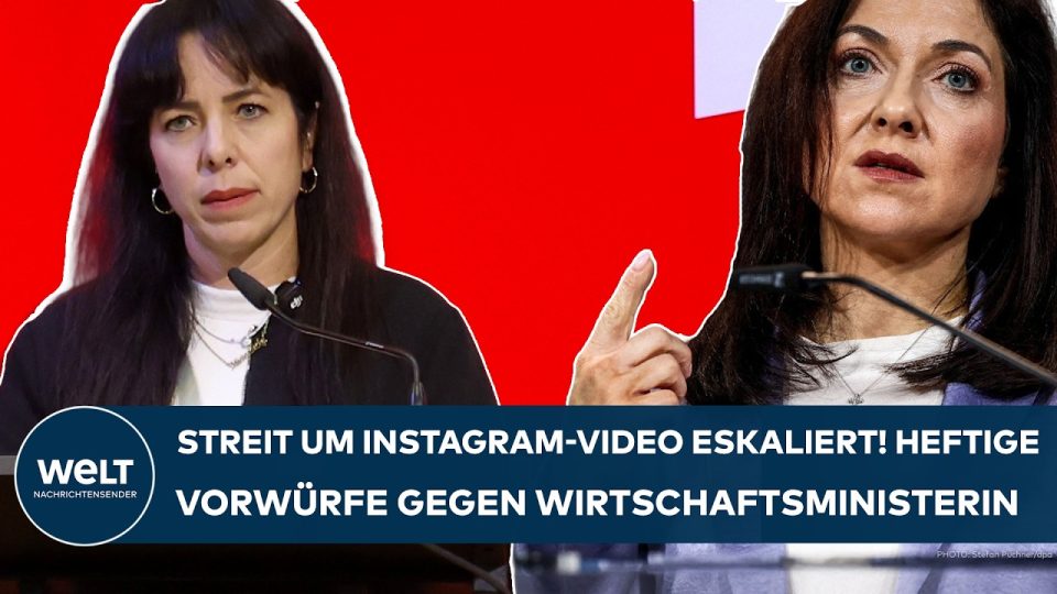 Katharina Reiche Instagram-Video – Wirtschaftsministerin Katharina Reiche beim Statement – Streit um Instagram-Video des Min…