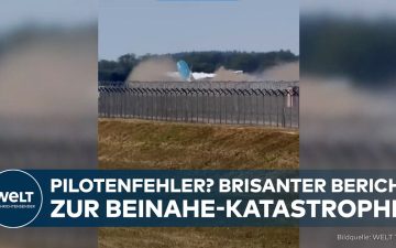 Beinahe-Katastrophe Flughafen München – Flugzeug der Vietnam Airlines auf der Startbahn des Flughafens München – Beinahe-Kat…