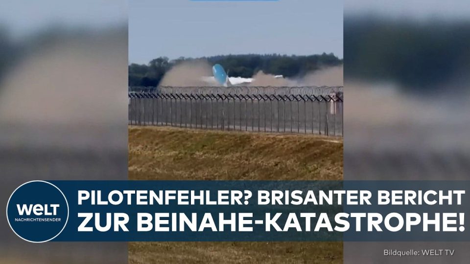 Beinahe-Katastrophe Flughafen München – Flugzeug der Vietnam Airlines auf der Startbahn des Flughafens München – Beinahe-Kat…