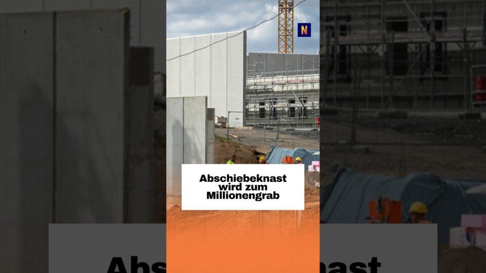 Abschiebehaft Sachsen-Anhalt – Baustelle der geplanten Abschiebehaft-Einrichtung in Volkstedt, Sachsen-Anhalt – 37,4 Million…