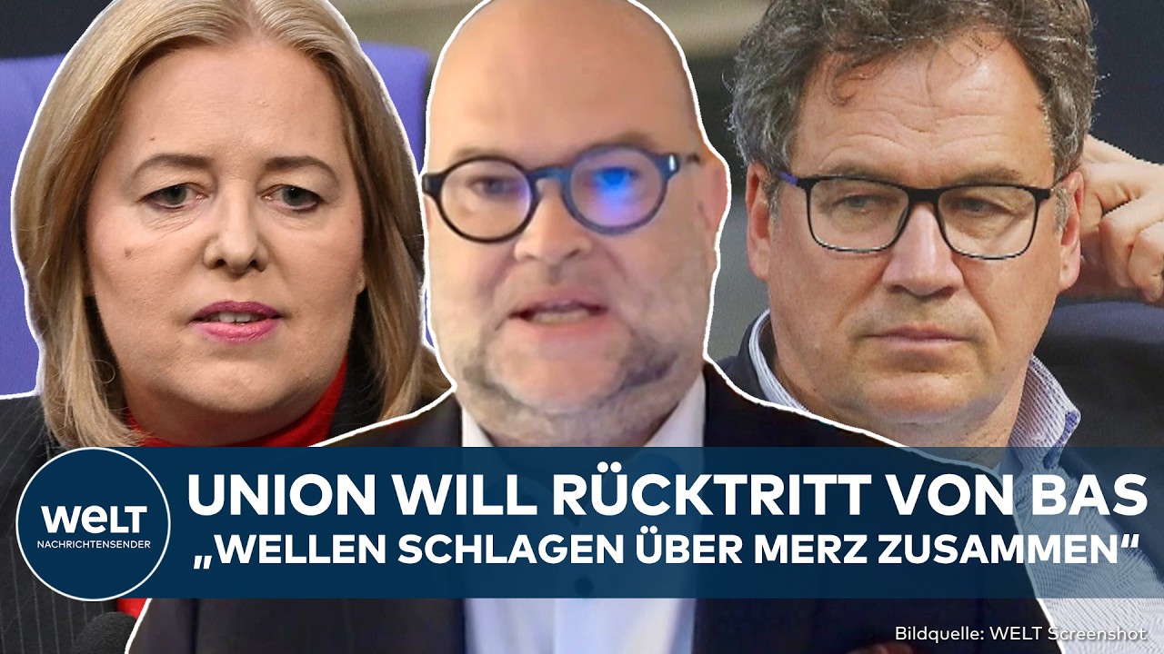 Friedrich Merz am Rednerpult im Bundestag während der Generaldebatte – Koalitionskrise zwischen CDU und SPD