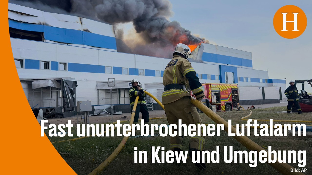 Drohnenangriff Arzneimittellager – Großbrand nach russischem Drohnenangriff auf ein Arzneimittellager nahe der ukrainischen …