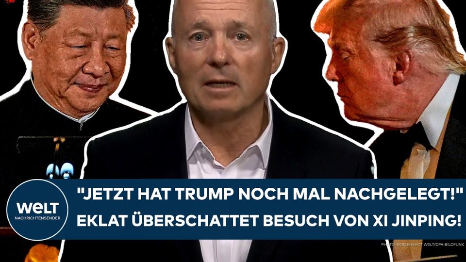 Xi Jinping Besuch USA – Xi Jinping und Donald Trump beim Staatsbankett im Weißen Haus während des offiziellen Besuchs