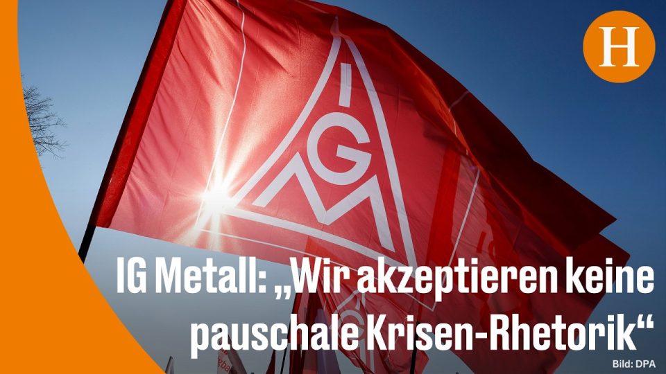 IG Metall Tarifrunde 2026 – Beschäftigte der Metall- und Elektroindustrie bei einem Aktionstag mit Transparenten