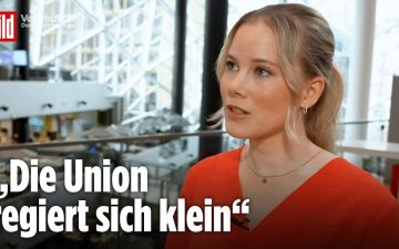 Friedrich Merz spricht vor Mikrofonen nach schlechtem CDU Wahlergebnis bei Landtagswahlen