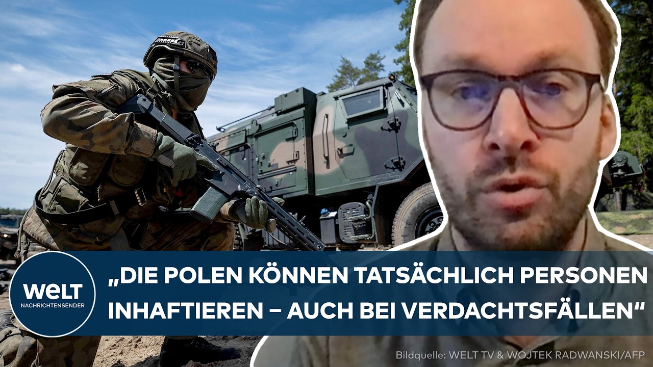 Polnische Soldaten bei einer NATO-Übung – Polen schützt sich konsequent gegen hybride Kriegsführung aus Russland