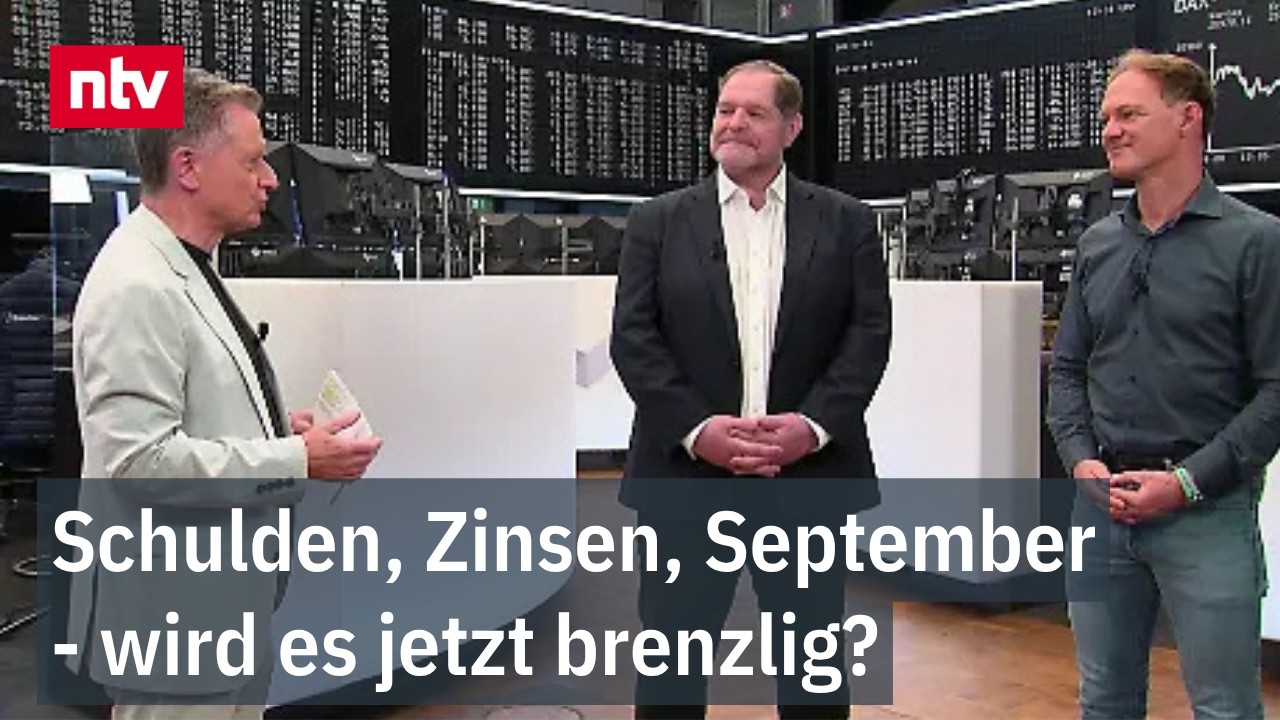 Händler an der Börse beobachten steigende Zinsen auf US-Staatsschulden auf Monitoren