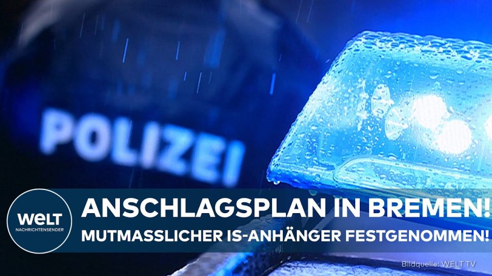 Anschlagsplan Bremen – Polizeiabsperrung vor einer Kirche in Bremen nach dem Anschlagsplan eines IS-Verdächtigen