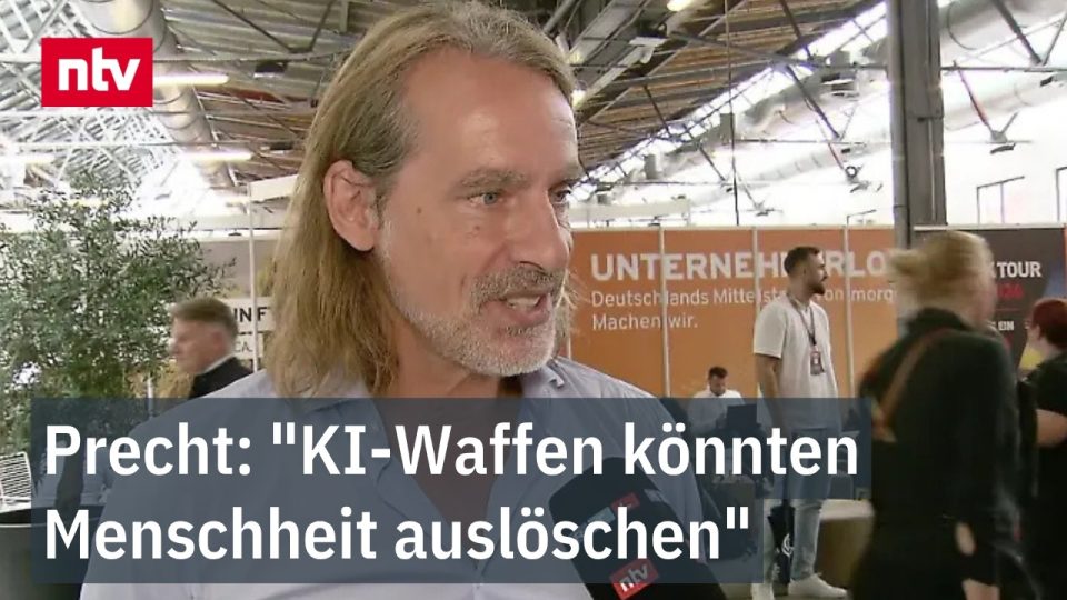 Philosoph Richard David Precht spricht über KI und Jugend sowie die Risiken von Künstlicher Intelligenz