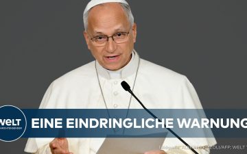 Papst Leo XIV KI-Warnung – Papst Leo XIV spricht in Paris über die Risiken von Künstlicher Intelligenz und Manipulation im d…