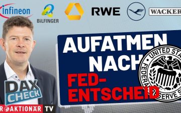DAX-Check Börsenanalyse mit Fokus auf Bilfinger, Commerzbank und Infineon-Aktien auf Handelsbildschirmen